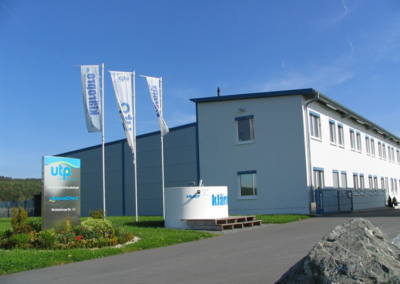 Der Eingangsbereich der utp umwelttechnik pöhnl GmbH