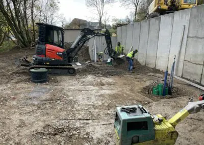 Erdbau für die Flotationsanlage der AGD Dorfilm