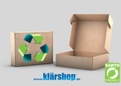 Wiederverwendung von Kartons und Verpackung zum Versand